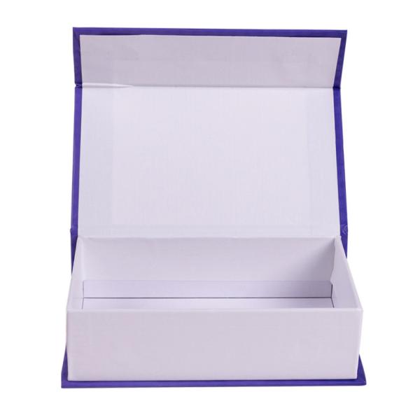 Pantone Colors Book Shaped Gift Box With Magnetic Closure Debossing