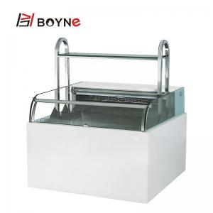 Cheap Double Sided Open Cake Display Case One Floor Display Freezer for sale