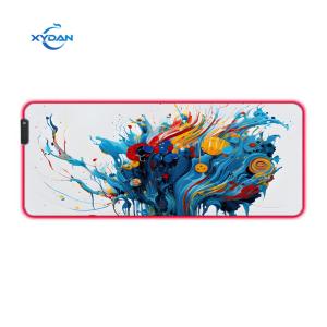 Fabric Gaming Printing Heat Thermal Transfer RGB Gaming Mouse Pad for Promotion