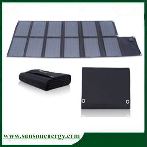 120w foldable solar panel, portable solar panel kits with high Eff. solar panel