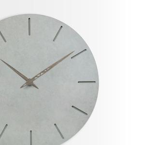 Eco-Friendly Home Deocration Wall Clock Grey Mdf Silent Wall Clock