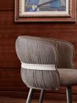 Merge Contemporary Coulisse Armchair / Classic Desig Leather Arm Chairs