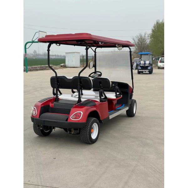 Four Wheeler 72 Volt Lithium Powered 4 Seater Golf Cart 30 KM/H Public Road Approved