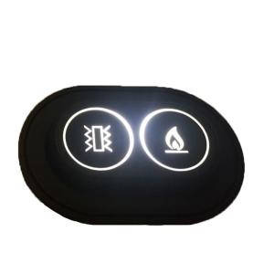 Durability Silicone Rubber Keypads Customized Shape / Logo Operating Temp -40℃