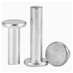 Cheap 7/8 1 3/16 Stainless steel Flat head solid rivet SUS304 SUS316 A2-70 Customized different size for sale