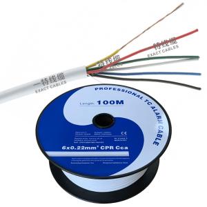 5000000000 8x0.22mm2 Unshielded Stranded Excellent CCAM Conductor PVC Insulation and Jacket Alarm Cable