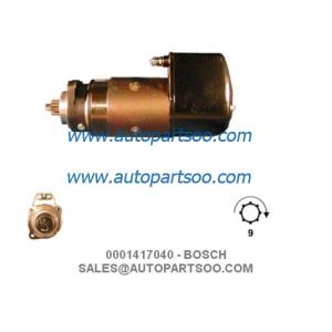 0001416022 0001416024 - BOSCH Starter Motor 24V 5.4KW 9T MOTORES DE ARRANQUE