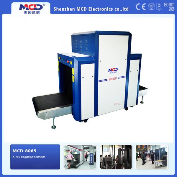 X Ray Baggage Scanning with 43mm Penetration Size 80*65cm