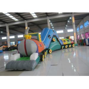 China Smooth Funny Inflatable Obstacle Courses High Durability 14 X 1.8 X 3.3m Customized on sale China Smooth Funny Inflatable Obstacle Courses High Durability 14 X 1.8 X 3.3m Customized on sale