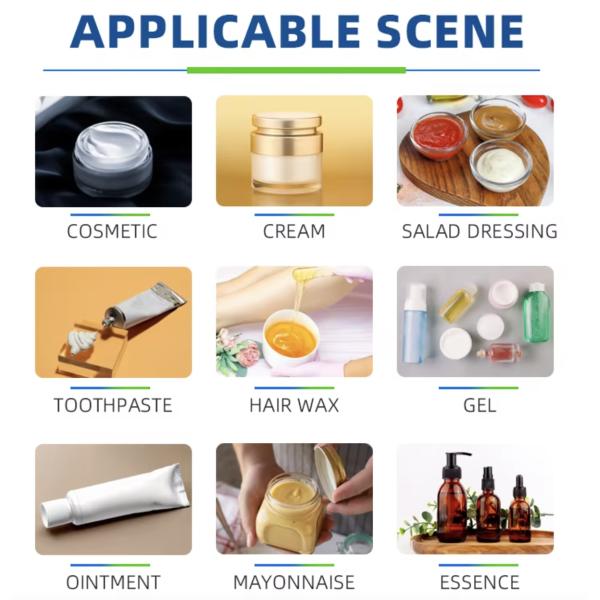 High Speed Body Lotion Vacuum Homogenizer Mixer Beauty Cream Homogenizer And Emulsifier