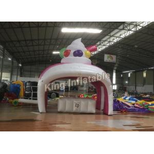 Customized Design Inflatable Event Tent With Icecream Theme , Colorful Color