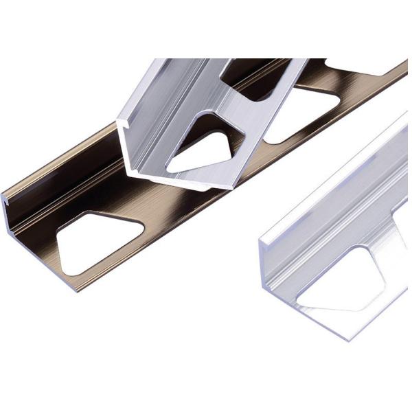 Decorative metallic interior baseboard for Aluminum cover line skirting board for tile trim