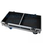 Aluminum Line Array Speaker Flight Case With 4 Inch Wheels For Two RCF HDL 10-A