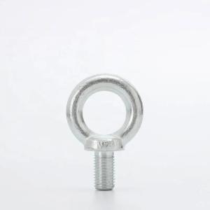 China Galvanized Collar Eyebolt DIN580 M2-M60 Carbon Steel Forged Eye Ring Bolts And Nuts on sale