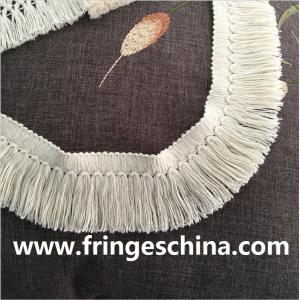 Handmade chainette custom polyester chain tassels fringes brush for curtain
