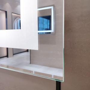 Illuminated Wall Mounted Bathroom LED Backlit Mirror with Demister and