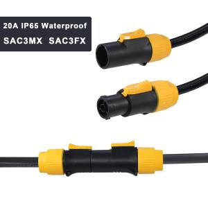 20A PowerCon True1 Extension Cable SAC3FCA to SAC3FCB IP65