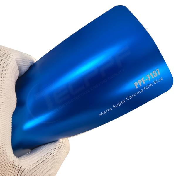 PPF-7137 Matte Super Chrome Nile Blue Color Paint Protection Film For Car