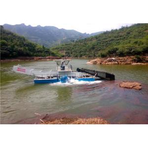River Clean 1000m2 / Hour Trash Skimmer Machine Weed Dredger