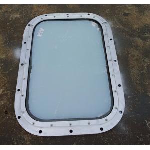 Brass Fixed Rectangular Marine Glass Windows , Custom Marine Windows，Wheelhouse