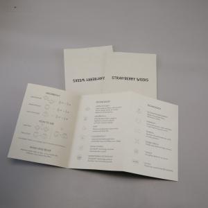 Printing Folded Custom Mini Booklet Products Guidelines Print Instruction