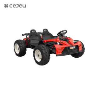 KINTEX 12V Ride on Drift Car Drifting Go Kart for Kids with 2 Speeds,Rear brake