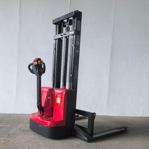 Electric Walkie Stacker 1500kg Load Capacity Adjustable Straddle Leg
