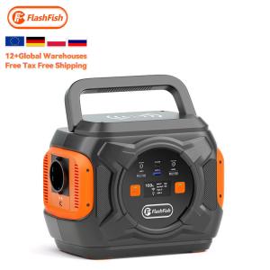 China Flashfish 220v Portable Power Station Laptop Backup Lithium Battery Solar Bank on sale