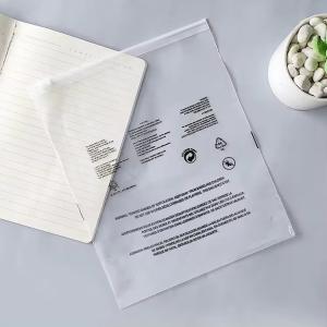 Double 12 Silk CPE Custom Clear Zip Bags High Tensile Strength
