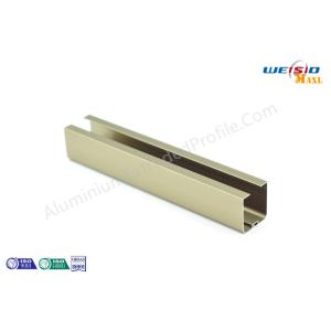 Industrial 6063 T5 Bronze Anodized Aluminium Profile , Aluminium Window Frame