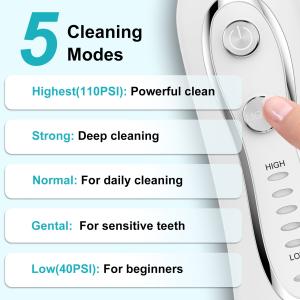 Multi Pik Ipx7 Professional Portable Cleaning Teeth Pick Electric Dental