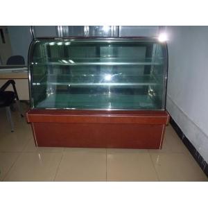 2 Layer Black Cake Display Cases Freezer 2m 110v 60hz