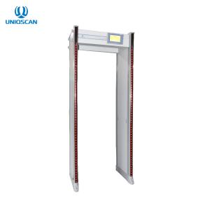 Cheap Outdoor Walk Through Metal Detector 33 Zone UZ800 7 Inch LCD Screen 300 Sensitivity Level for sale