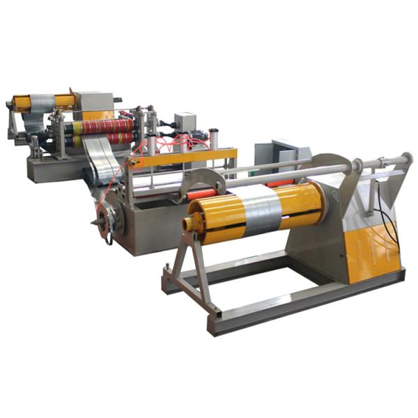 Quality PLC Sheet Coil Cutting Machine Slitting Line Metal 0.5 - 2 Mm wholesale