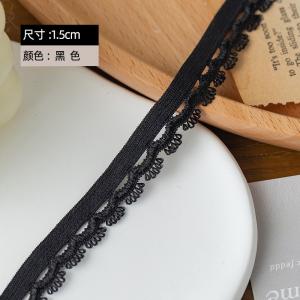 Head Light Occasion 1.5cm Weaved Eyebow Edge Polyester Elastic Bra Strap Ribbon