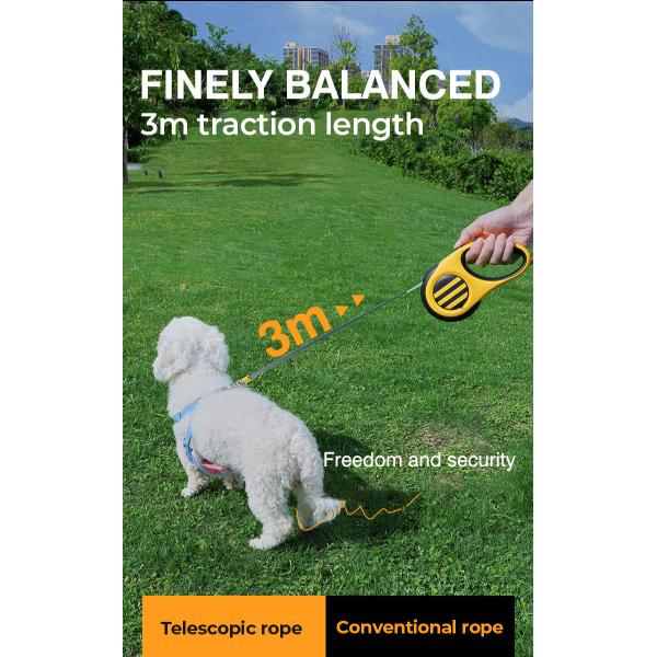 Pet Leash Small Bee Shape Retractable Automatic Dog Leash
