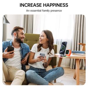 Desktop Wireless Charging Stand Ambient Light Wireless Charging Dock