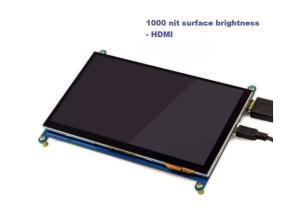 Cheap Raspberry Pi4 HDMI 7-inch TFT LCD display 800×480 pixels with capacitive touch screen for sale
