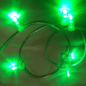 green PVC crystal Wire DC 12V clip light 1000leds fairy light string 100m/roll