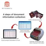 User-Friendly Passport Data Entry System Software and Reader for Easy Data