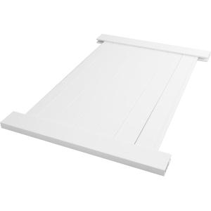 White PVC Privacy Fence 6x8ft UV Resistant Low Maintenance