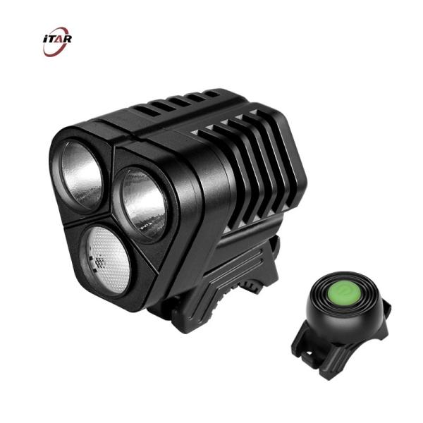 Quality High Lumens Bike LED Flashlight Rechargeable Triangular Waterproof wholesale