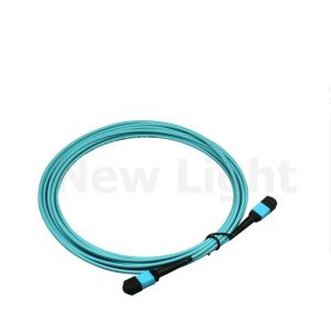 MPO / MTP - MPO / MTP B type MPO MTP female / male optical fiber patch cord