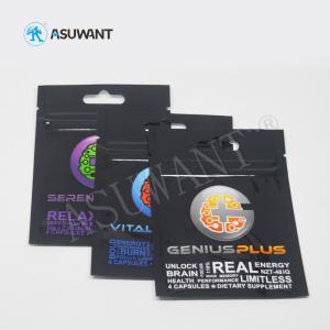 Zipper Top Sealing Mylar Bags Smell Proof 7g 28g 1oz Printed Matte Glossy