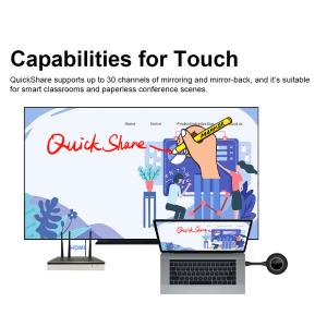 Audio Meeting Room Wireless Presentation System Aluminum 65m For Tele Teaching