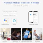 Curved Panel Tuya Smart Switch Wireless Light Switch With Google Assistant Built