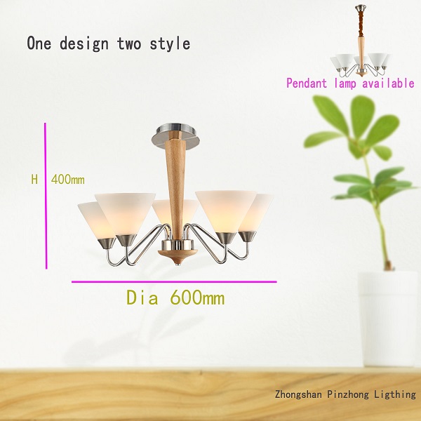 2014 MOST popular wooden ceiling lamp ceiling chandelier lighting CE/ROHS made in China