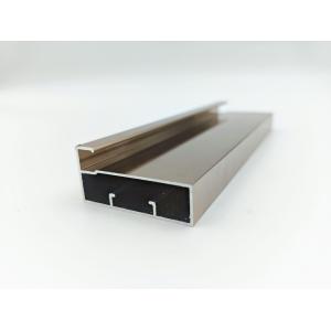 6063 T5 Aluminum Frame Extrusion Profiles , Waterproof Champagne Aluminium