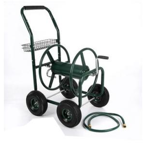 Steel Frame Hose Reel Box in Green for Convenient Storage and Protection