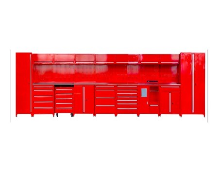Custom Cold Rolled Steel Metal Garage Workshop Tool Storage Cabinet with KEY